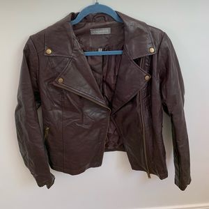 Faux Leather Jacket